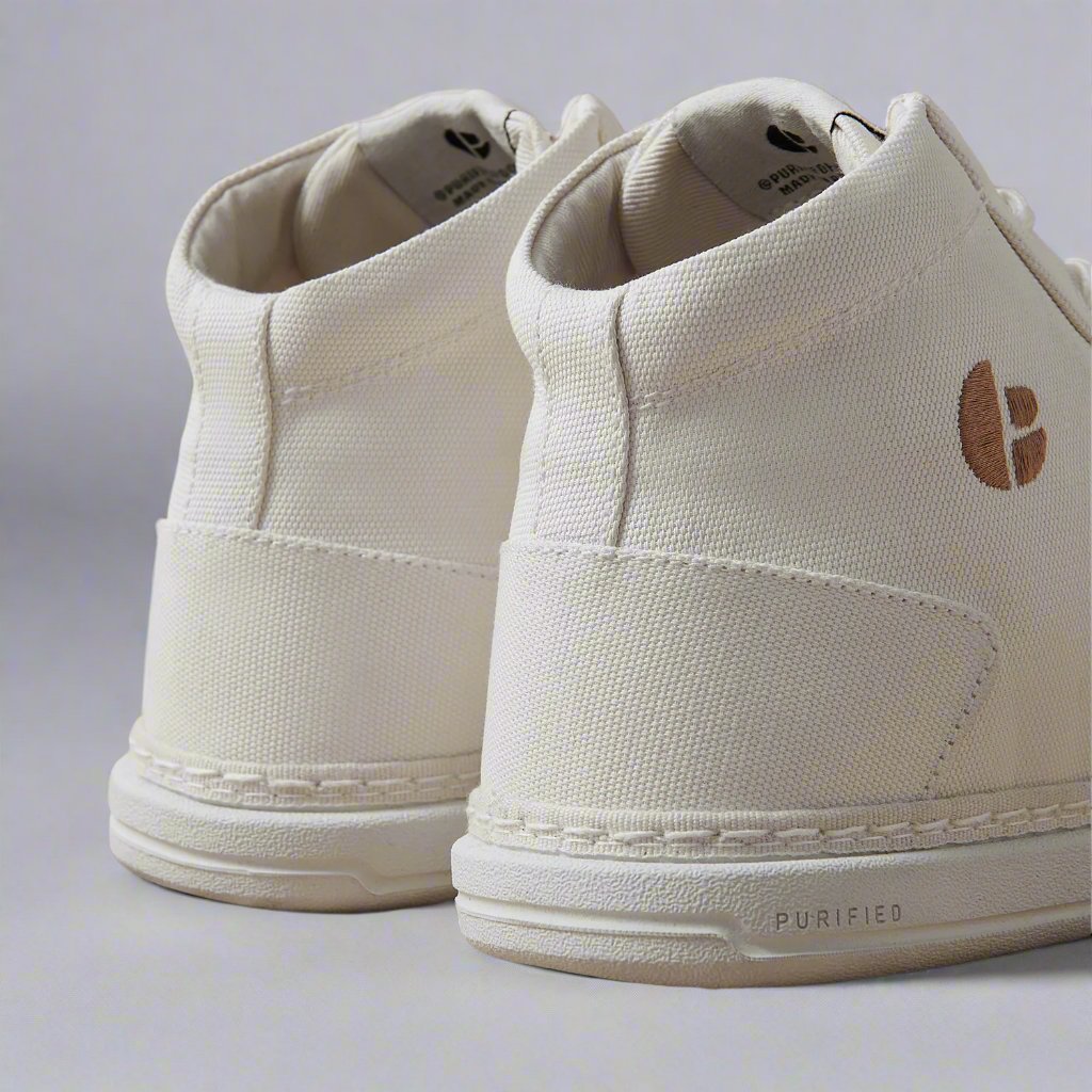 Abaca (High) - Ecru / White